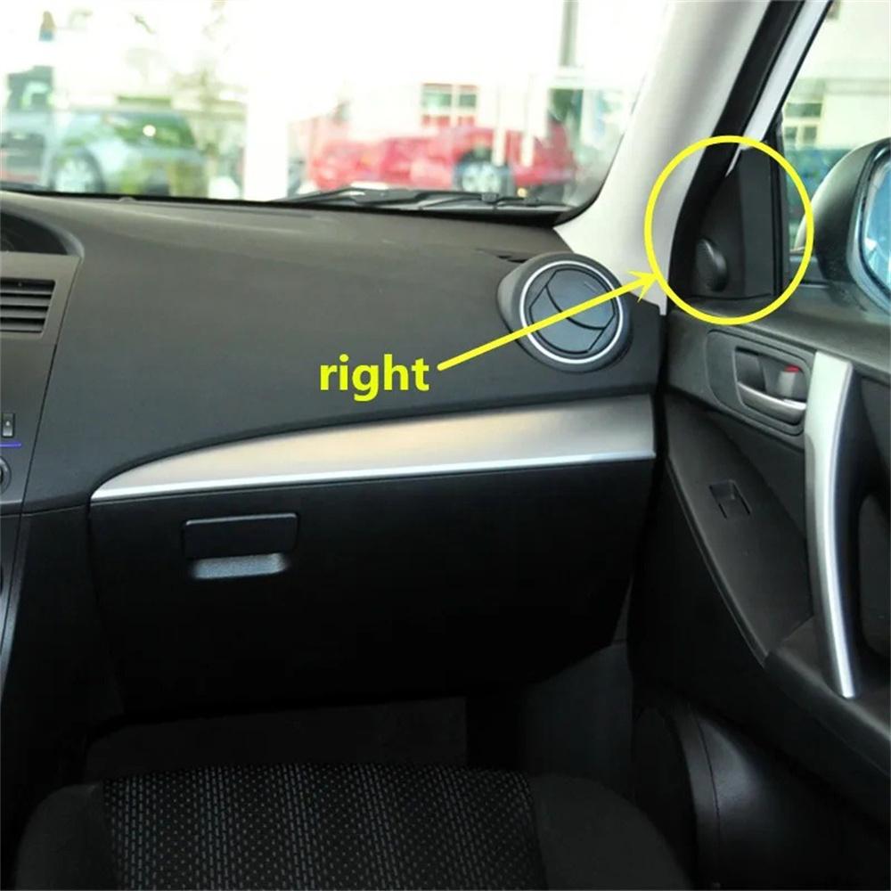 2Pcs Car Loudspeaker Cover A-Pillar Horn Cover For Mazda 3