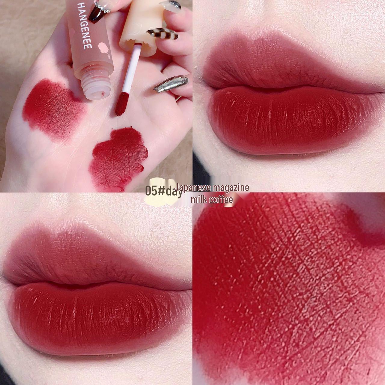 

HANGENEE Фейерверки Медведь Блеск для губ - Нишевый бренд помады для женщин, Водянистая грязь для губ, Студенческое издание.