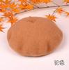 Children's hat cute autumn and winter pure wool casual cute children beret painter hat trendy parent-child hat