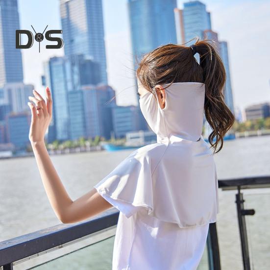 Sunscreen Face Guard Ice Silk Neck Protection Summer Riding Face Guard Outdoor Activities Travel Neck Gaiter