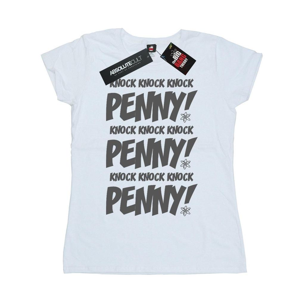 The Big Bang Theory Womens/Ladies Knock Knock Penny Cotton T-Shirt