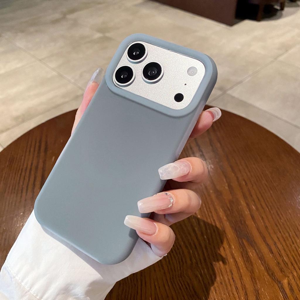 Applicable to iPhone17ProMAX mobile phone case, liquid silicone jelly magnetic suction Apple 16 simple Al all-inclusive soft case
