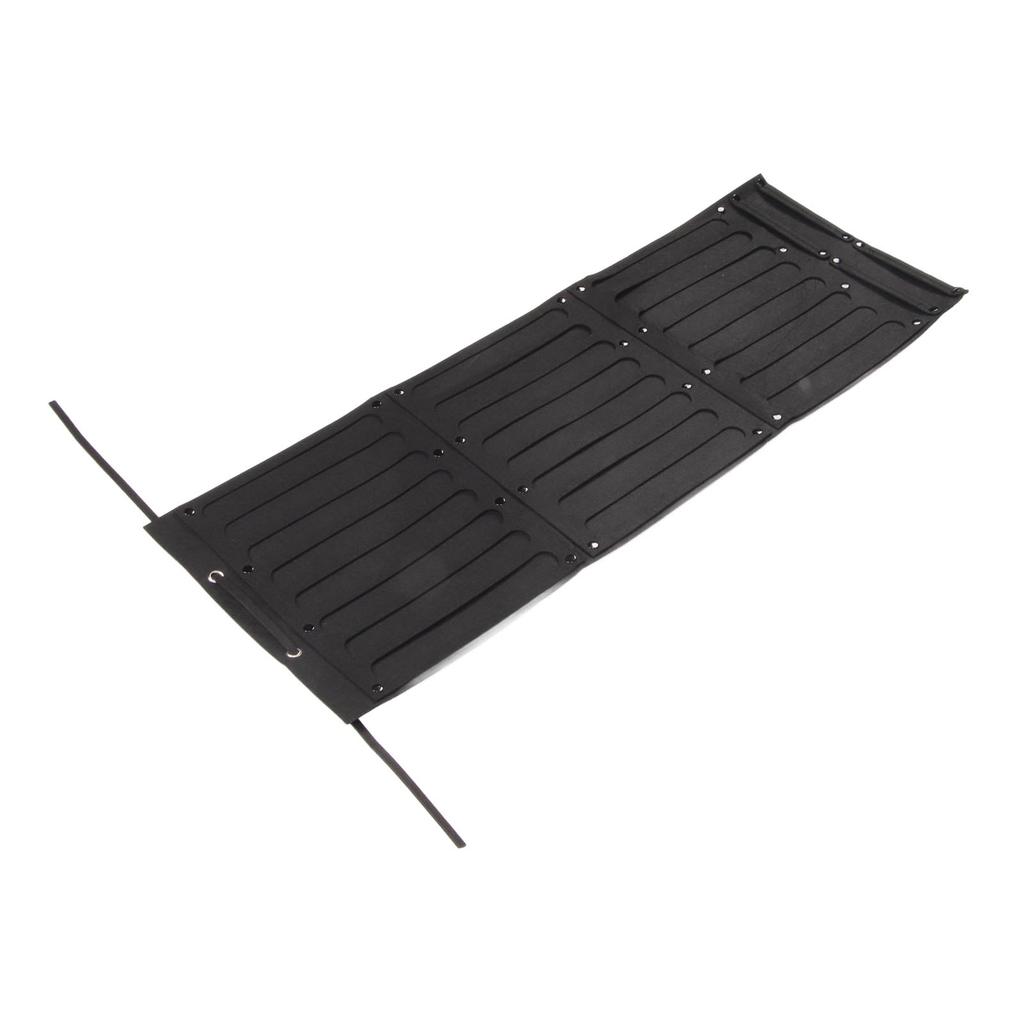Baby Hair Bows Holder Large Capacity Foldable 3 Layers Baby Girls Headband Holder for Door Closet Wall Black