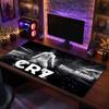 Cristiano Ronaldo Custom Large Mouse Pad, Personalized Name Text Print, Football Logo Non‑Slip Desk Mat Gaming Gift