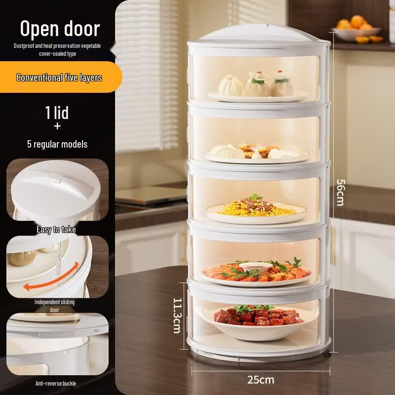 5-Layer Stackable Insulated Food Cover