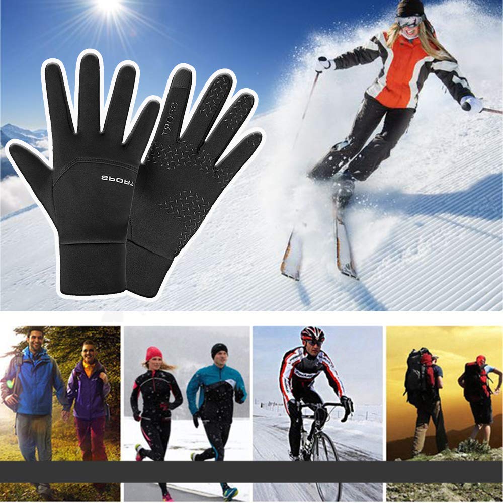 Waterproof and Windproof Motorcycle and Sports Gloves for Outdoor Mountain and Other for Warmth and Protection from the Touchscreen and Smartphone