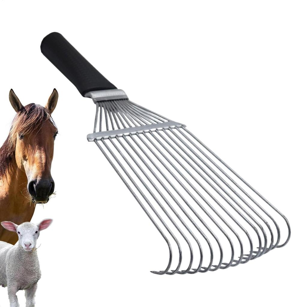Livestock Shedding Rake Horse Mane Undercoat Rake Steel Cashmere And Wool Brush Coat Dematting Comb For Pets Animals Cattle Goat