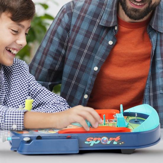 1 Set Interactive Children's Pinball Game Fun Family Toy for Logical Thinking Competitive Play Desktop Pinball Toys