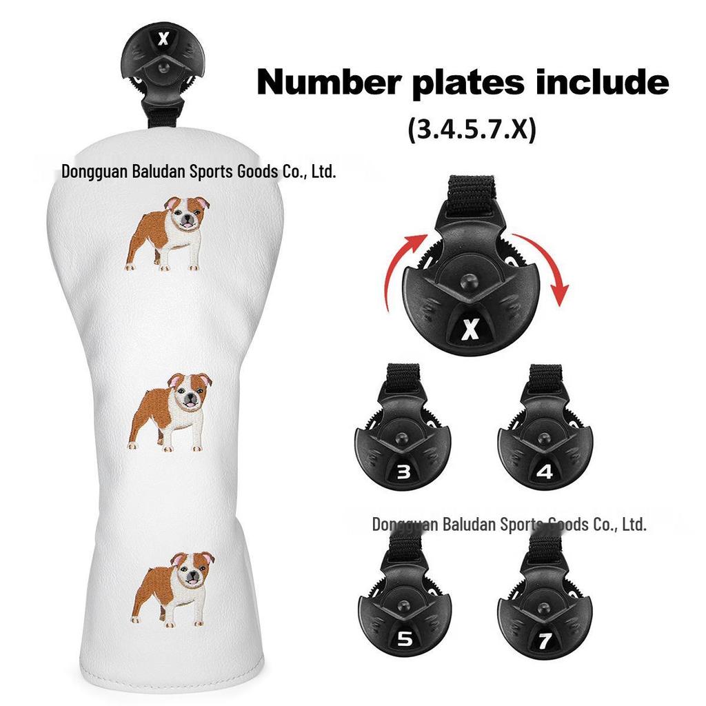 Multi-Dog Design Golf Club Wood Headcover