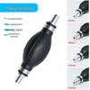 Aluminum Alloy One-Way Car/Boat Hand Squeeze Oil Pump - Suction Oil Extractor for Gasoline (6/8/10/12 Mm)