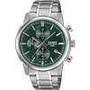 Casio Standard Men's Quartz Watch 1/10 Second Chronograph Green MTP-E510D-3AV