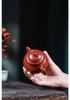Yixing Zisha Teapot: Handmade Da Hong Pao High Handle Tea Set by Famous Artist