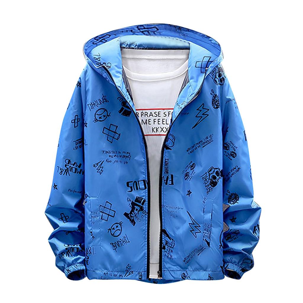 

(SU)Мужская осенняя повседневная новая модная тенденция с камуфляжным принтом, толстовка с капюшоном, тонкое пальто