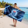 NSW Blues Customized Name Text Beach Towel, Soft Absorbent Towel Beach Pool Travel Personal Gift