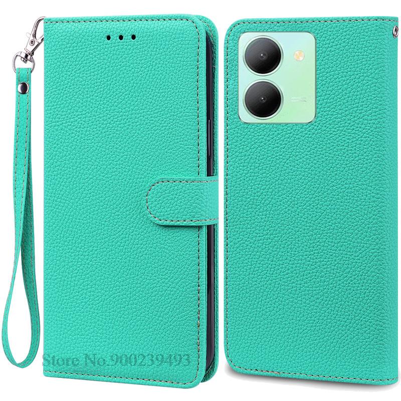 Y36 Hülle Für Vivo Y36 Hülle Weiche Silikon Rückseite Handyhülle Für Vivo Y36 5G Hülle Leder Klapp Brieftasche Hülle für VIVOY36 Y 36