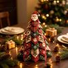 Craft Kits for Home Decor DIY Quilted Fabric Christmas Tree Kit, Vintage Patchwork Sewing Set Festive Projects Holidays Tabletop Decor, Handmade Xmas