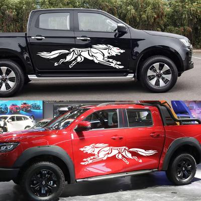 C41 Wolf Totem Scratch-Resistant Car Decal - Universal Fit for Large & Small Cars