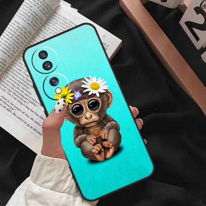 Monkey Gorilla Ape Baby For Honor Magic 7 Lite 6 8 Pro Case For Honor 200 400 50 70 90 X8c X8b X9a X9b X9c X9d Win RT