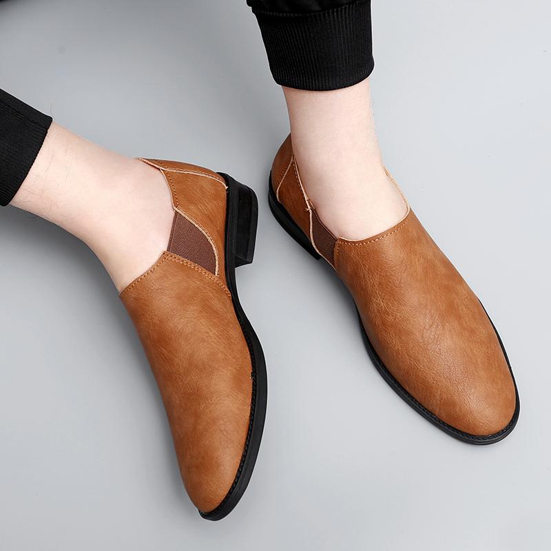 Fashion Business Shoes Men Brand Outdoor All-match Mens Loafers Slip On Male Comfortable Driving Shoe 2024 New Arrival Men Casual Shoes