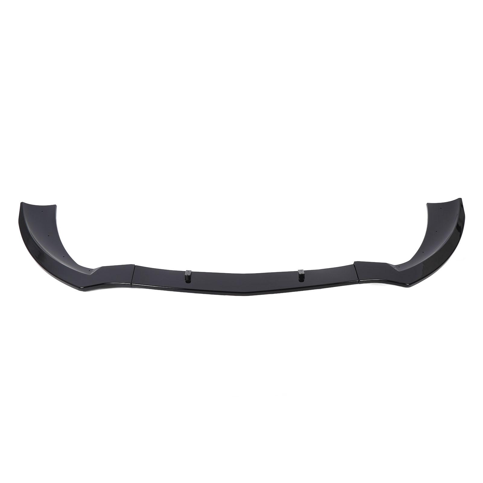 

Front Bumper Lip Spoiler 3 Section Type Resistant Upgrade Racing Look Bumper Lip Splitter Body Kit for CLA-Class C117 X117