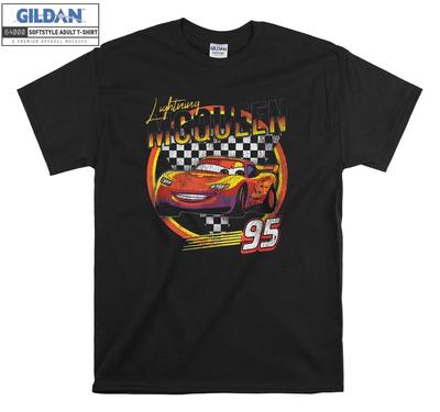 T-shirt da Corsa Vintage Saetta McQueen Regalo Felpa con Cappuccio T-shirt Uomo Donna Unisex A162