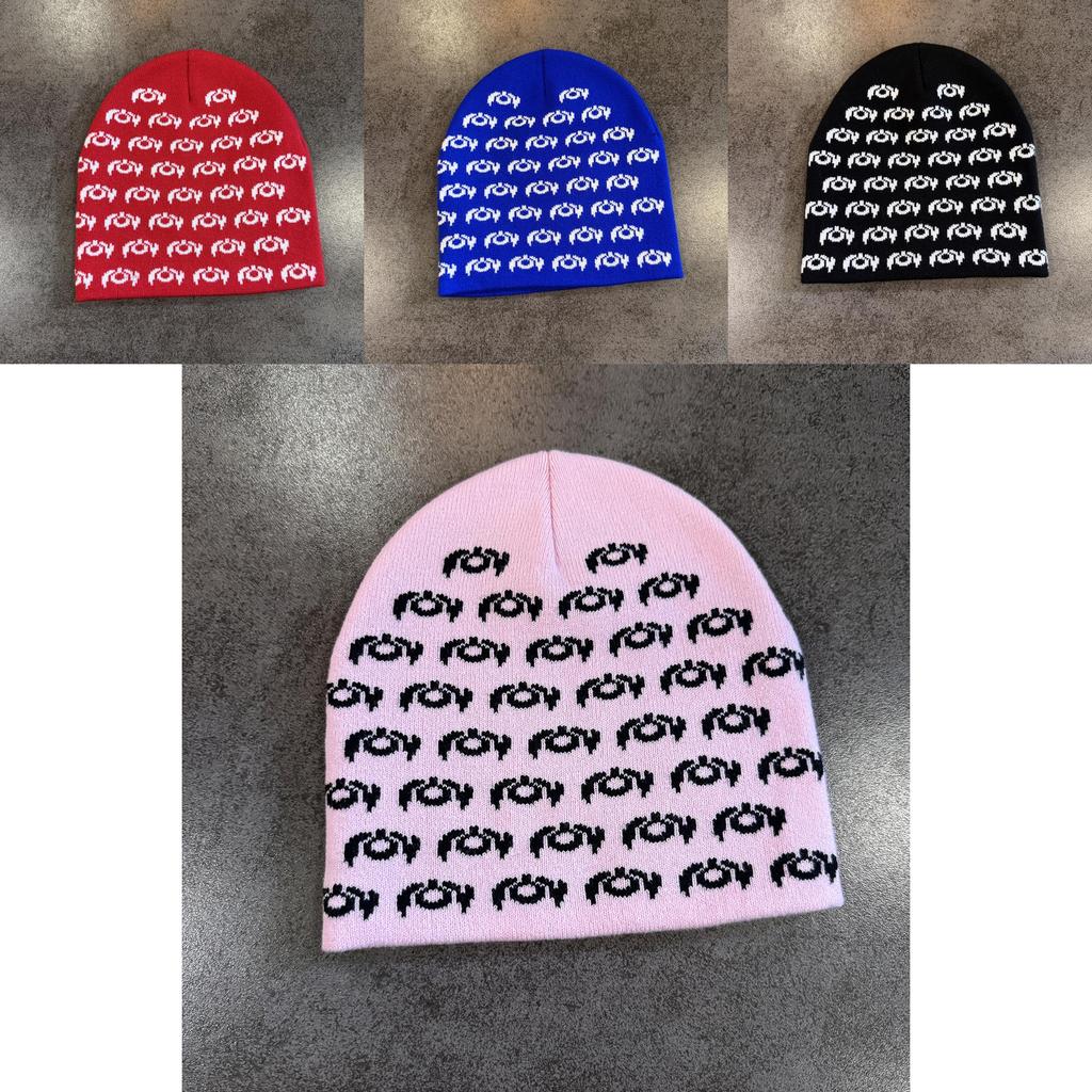 Oversized High Top Knit Cap With Earmuffs For Fall Winter Warmth For Men And Women