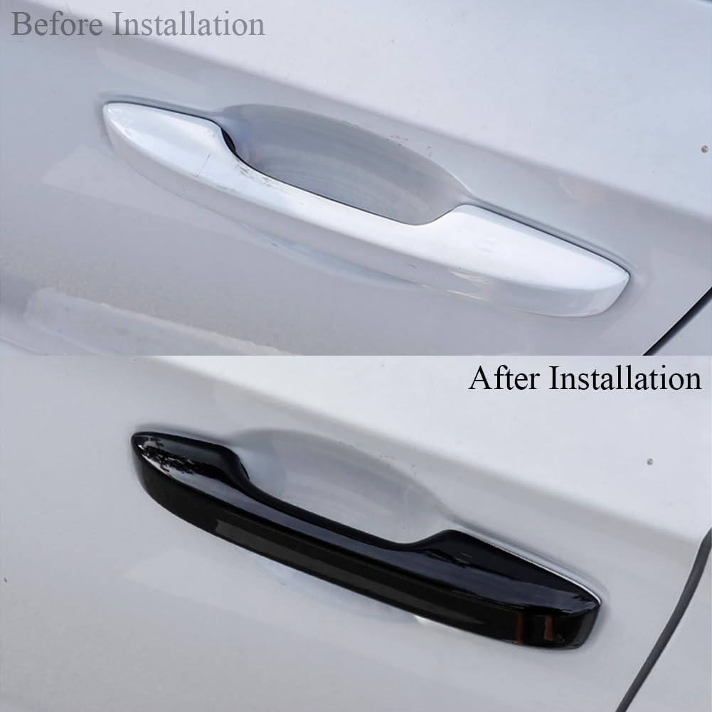 No Adhesive Snap-On Car Door Handle Cover Protector For Honda 11Th Gen Civic   2024 2025 2026, Accord CR-V HR-V  2024 2025 2026, Acura Integra ~2025