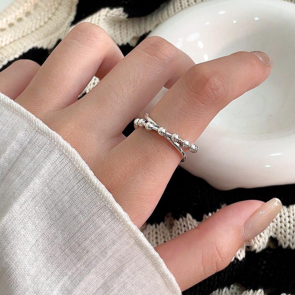925 Sterling Silver Pearl Ring - Women's Niche Design, Fashionable, Elegant, Light Luxury Jewelry