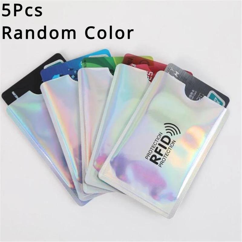 

5/10 шт. RFID-блокуючі чохли, Захист від крадіжки особистих даних, Безпечний чохол для кредитних карток, Дебетової картки, Прозорий пластиковий чохол