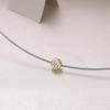 Hot Sale Moissanite Jewelry Fashion Necklace Hot Sale Minimalist Wire Choker S925 Pendant Necklace