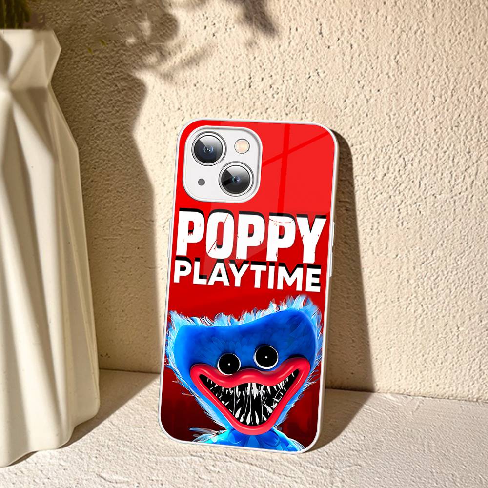 

P-Poppy-ys Game Playtime-es Tempered Glass For Iphone 14 13 12 11 Pro Mini XS MAX 14Plus X XS XR Cover iphone 13