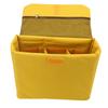 Waterproof Camera Insert Bag Shockproof Camera Inner Case Bag for SLR Camera Lenses FlashesYellow L