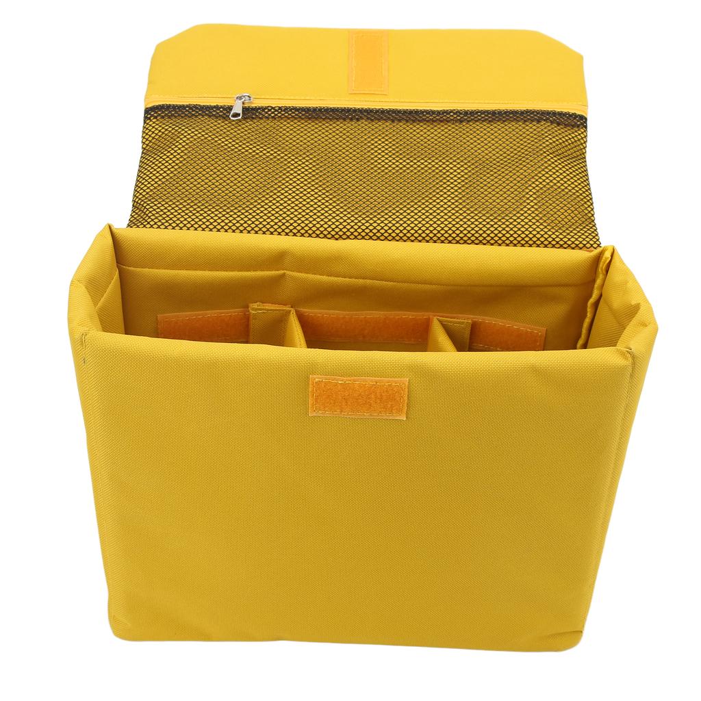 Waterproof Camera Insert Bag Shockproof Camera Inner Case Bag for SLR Camera Lenses FlashesYellow L