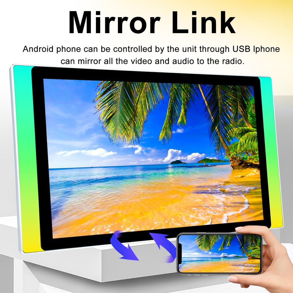 11.5"  Universal Android Οθόνη Ασύρματο Carplay Αυτοκινήτου Video DVD Player Universal Κεντρική Μονάδα GPS Carplay 5G Wifi BT5.4