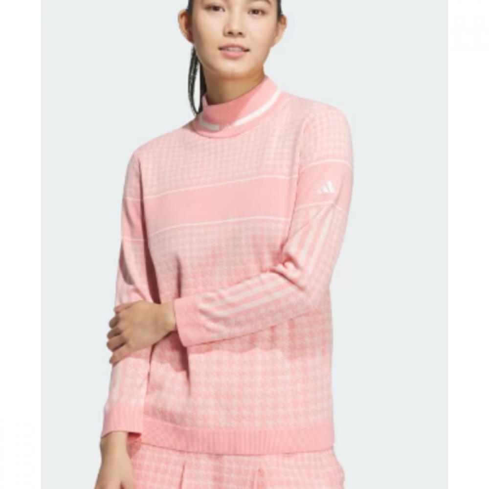

Adidas Гольф Primeknit Жаккардовый пуловер с длинным рукавом Im7273 Pink/XS