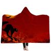 Hooded Blanket Adults Cozy Throw Super Soft Fleece Warm Winter Nap Home Decor