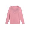 Premium Plus-Size Women's Pure Wool Sweater: Autumn/Winter Low Round Neck for Middle-Aged & Elderly
