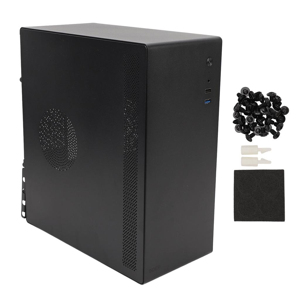 Desktop Computer Case Metal Fine Space Layout Gaming Computer PC Case for Home and Office