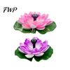Solar Water Fountain Lotus Floating Bird Bath Powered with Interchangeable Nozzles for Garden Pond Patio Yard Decor