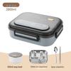 Large Capacity 304 Stainless Steel Insulated Lunch Box with Five Compartments for Office & School Canteens