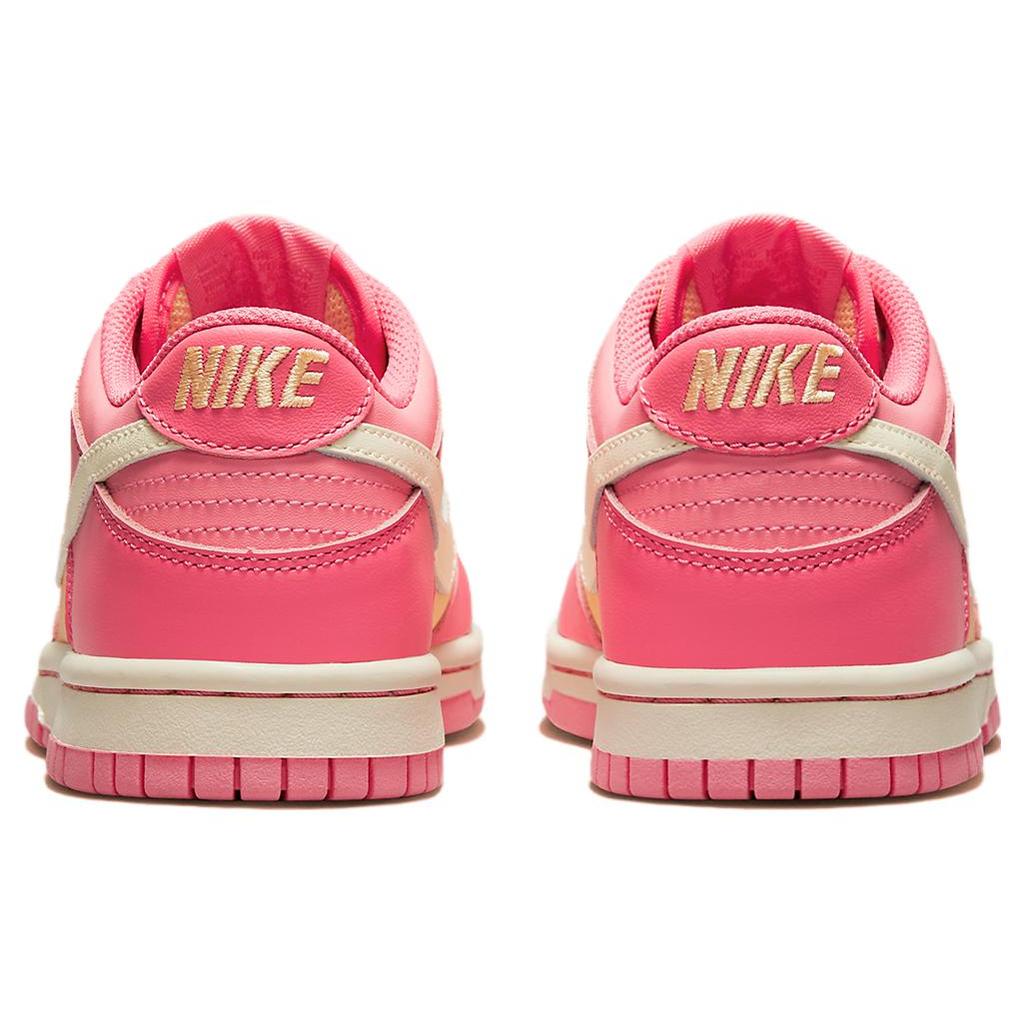 New Nike Kids Dunk Low 'Strawberry/Peach Cream' Sneakers DH9765-200
