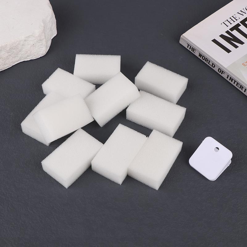 10/20Pcs Table Tennis Glue Sponge With Clip, Professional Water-Based Adhesive Sponge For Ping Pong Racket Rubber Maintenance