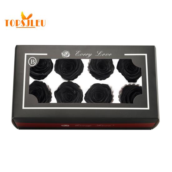 8Pcs Eternal Rose Flowers,Vibrant Color,Natural-Looking Forever Blossom,Handmade Preserved Flower Rose Ornament