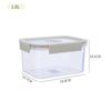ZISIZ Transparent Plastic Food Storage Container