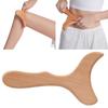 Wooden Scraping Board Stimulating Lymphatic Clearing Cellulite Beauty Dredge Board
