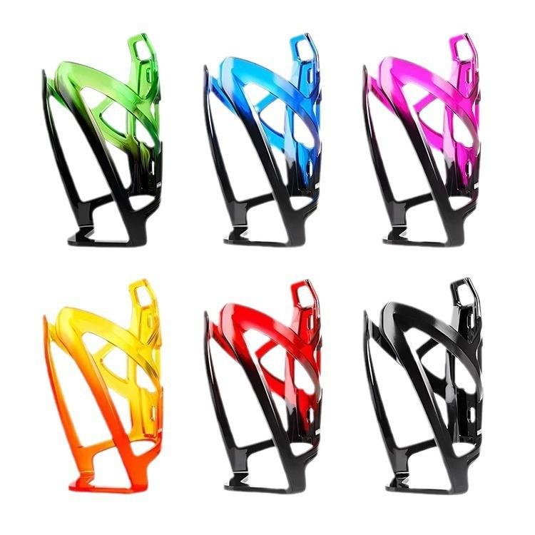 1PC  Bicycle Water Bottle Cage Colorful Gradient Cycling Bottle Holder Ultralight MTB Road Bike Water Bottle Bracket