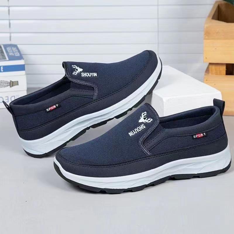 Men Running Hiking Sneakers Breathable Orthopedic Travel Plimsolls Non-Slip Comfortable for Outdoor Activity Hiking Walking