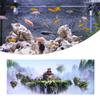 PVC Waterproof Adhesive Sky Castle Pattern Aquarium Background Poster Sticker Fish Tank