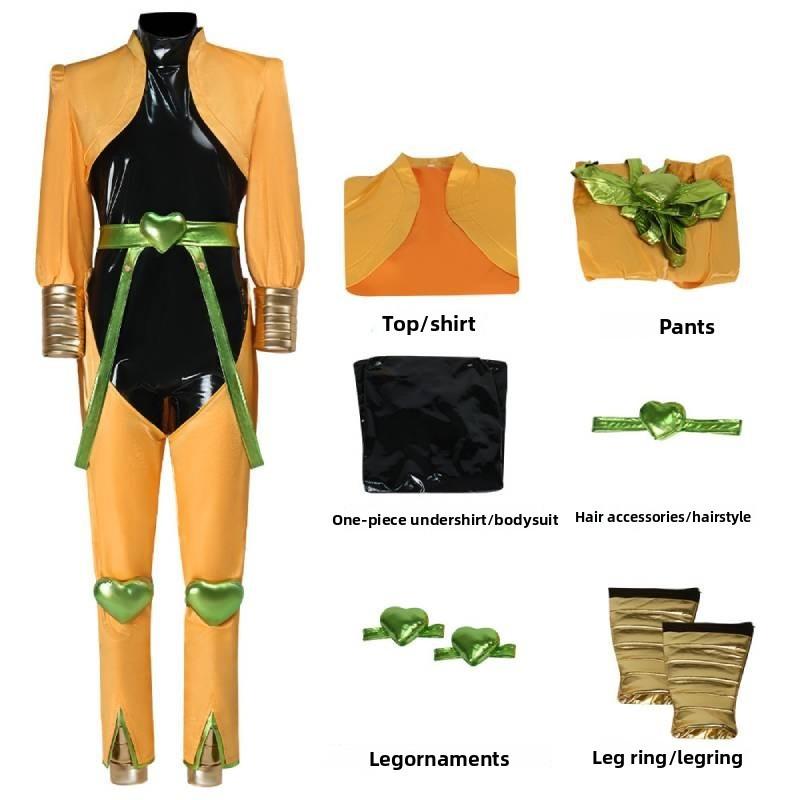 

Jojos Bizarre Adventure Brando Cosplay Costume For Halloween Streetwear Fans M