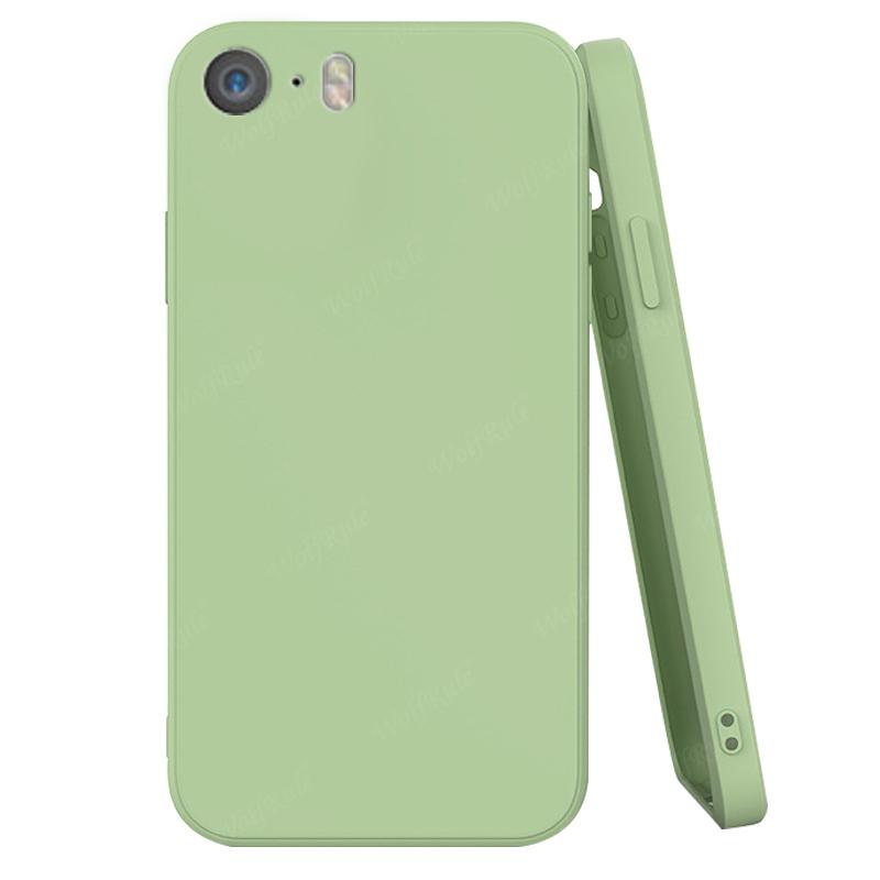 For Cover iPhone 5 Case For Apple iPhone 5 5S SE 2016 Capa New Liquid Silicone Phone Bumper TPU Soft Cover For iPhone 5 Fundas